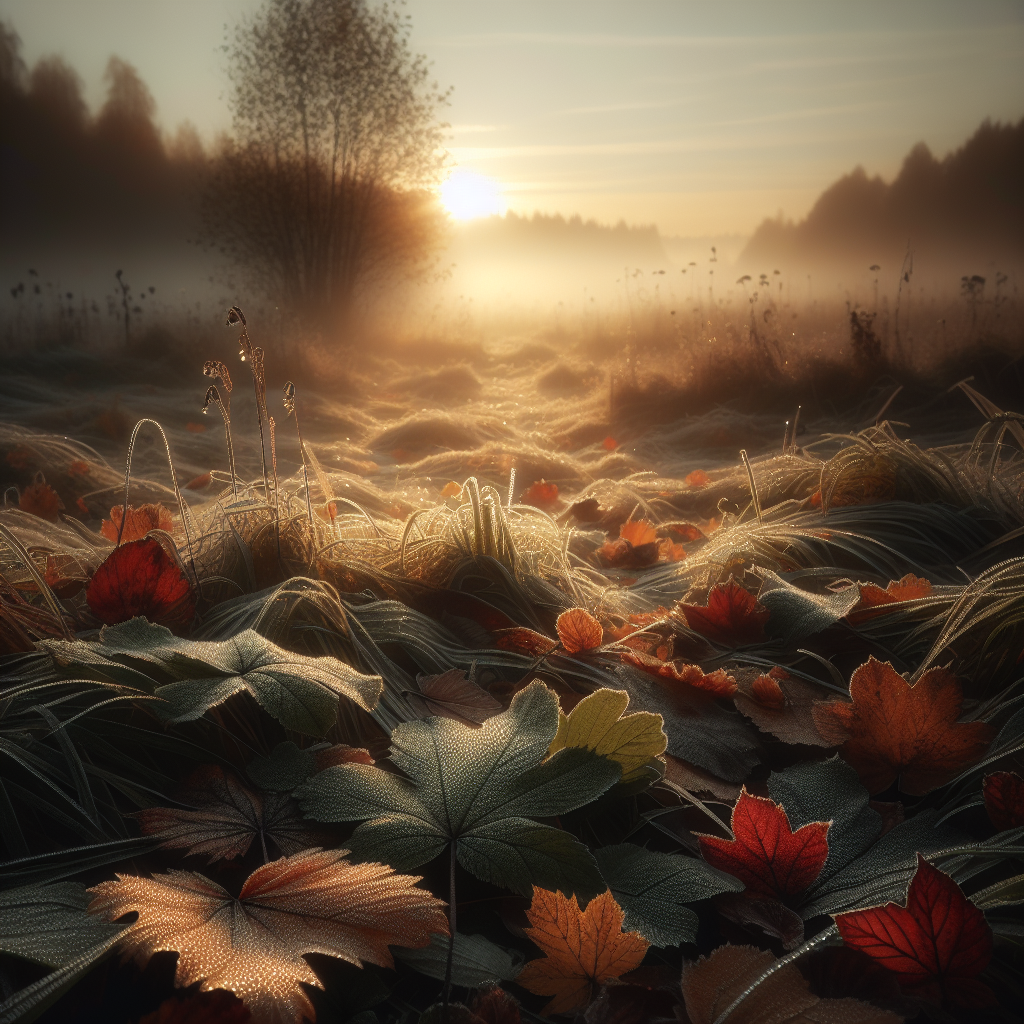 Autumn Good Morning Image